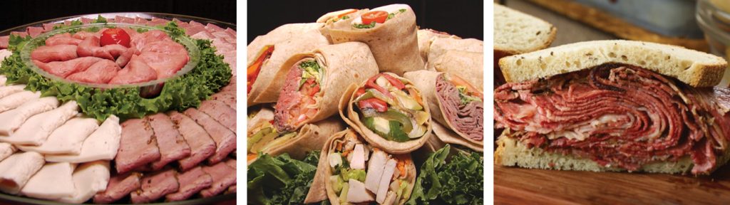 Ben's Cold Cut Platter, Wraps and Overstuffed Sandwiches