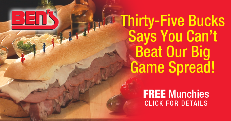 Thirty-Five Bucks Says You Cant Beat Our Big Game Spread!