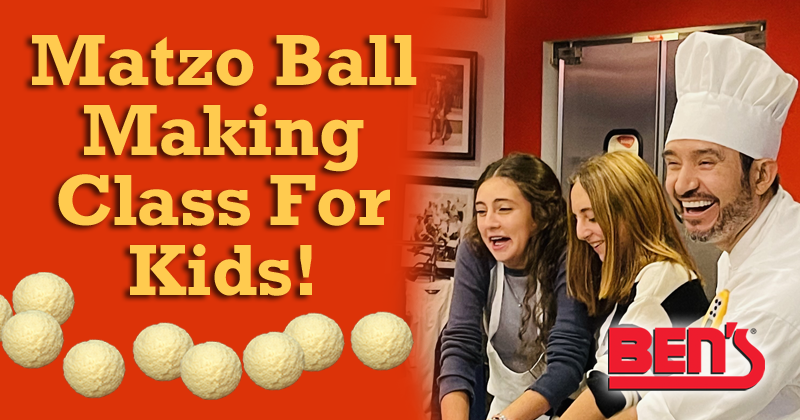 Ben's Matzo Ball Making Class For Kids